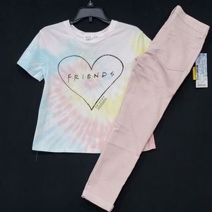 🆕️ Friends Tee & Ankle Jeans by Blue Spice